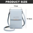 thumbnail image 2 of l Mini bolso de la moda de las señoras de la cartera del teléfono móvil de un solo hombro de la PU, 2 of 4