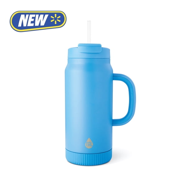 TAL 64oz Stainless Steel Hudson Tumbler with Straw, Cobalt