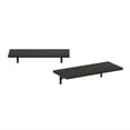 thumbnail image 6 of Furinno Rossi 18-Inch Wall Mounted Floating Display Shelves, Espresso, Set of 2, 6 of 6