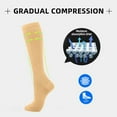 thumbnail image 3 of Women's Compression Socks 7 Pairs Sweat Absorbent Knee High Socks Support Athletic Cycling Fall Socks Women, 3 of 5