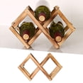 thumbnail image 4 of Abbracc Porte-bouteilles Stand Stand - Rangement Design Minimaliste Moderne 3 Bouteilles, 4 of 9