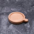 thumbnail image 4 of 1Pc Wooden Coaster Beech Tea Coaster Potholder Coffee Cup Mat Square Round Solid Wood Coaster 2021 -by Luxsea, 4 of 5