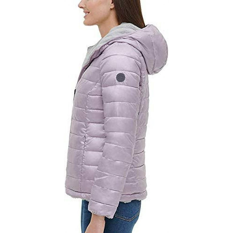 Andrew Marc Womens Reversible Shine Jacket Walmart