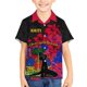 thumbnail image 2 of Camisas hawaianas con estampado 3D para hombre, aniversario de la independencia de Haití, camisas con escudo de armas y bandera de Ayiti, blusas casuales de moda para mujer, 2 of 5