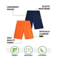 thumbnail image 2 of RBX Boys Athletic Shorts - 2 Pack Poly Fleece Mesh Boys Basketball Shorts with Pockets (8-16), 2 of 7
