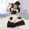thumbnail image 5 of ICHUANYI Womens Lovely Maid Costume Animation Show Outfit Dress Clothes Summer, 5 of 7