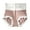 Watermelon Red, variant on Mgmyaa Women's Lace Abdomen Mid-rise Waist and Hip Lift Comfortable Body Breathable Underwear Briefs