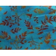 thumbnail image 4 of oneOone Georgette Viscose Aqua Blue Fabric Batik Sewing Craft Projects Fabric Prints By Yard 42 Inch Wide, 4 of 4