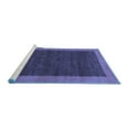 thumbnail image 2 of Ahgly Company Machine Washable Indoor Rectangle Abstract Blue Modern Area Rugs, 7' x 9', 2 of 4