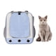 thumbnail image 3 of Mochila transpirable para perros, aerolínea, con cremallera, cómoda y portátil Gris-plata Yuyangstore Transportín para gatos, 3 of 8
