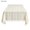 B, variant on Beige Geometric Lace Tablecloth with Tassels, 140x220cm Polyester Overlay