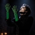 thumbnail image 4 of Halloween Skeleton Gloves, Glow-in-the-Dark Finger Bone Costume Gloves for Cosplay and Parties, 4 of 7