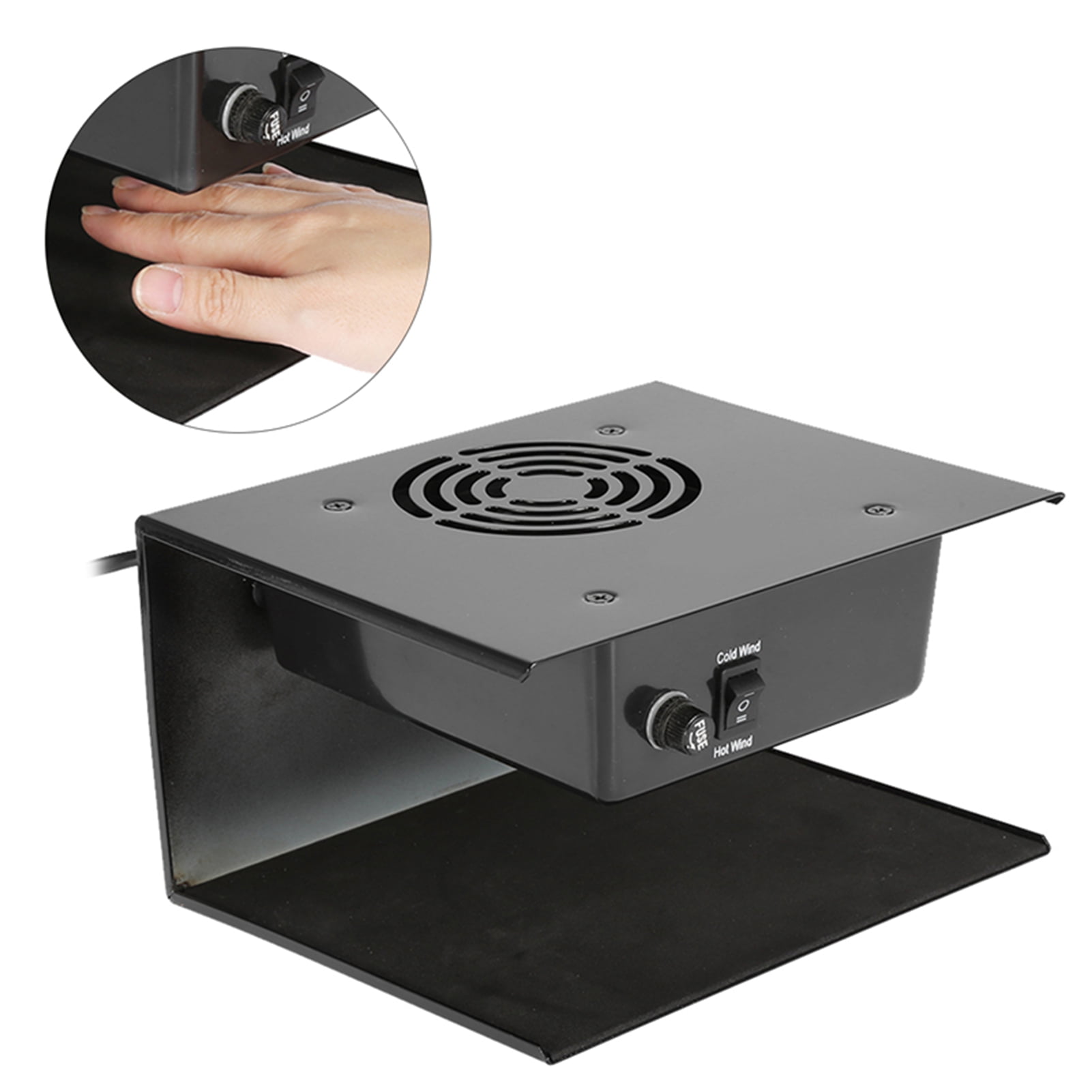 BIMZUC 300W Nail Gel Fast Drying Curing Polish Dryer for Hands and Feet, Hot and Cold Wind Salon Quality 110V US Plug Professional Manicure Pedicure Tool for All Gel Polish Types