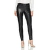 HUE Women's Leatherette Leggings, Black Medium