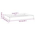 thumbnail image 4 of vidaXL Dog Bed 91.5x64x9 cm Solid Wood Pine, 4 of 5