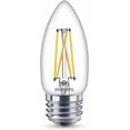 thumbnail image 2 of Philips LED B11 de 40 W, luz blanca cálida 2700 K, paquete de 9, regulable, 2 of 8