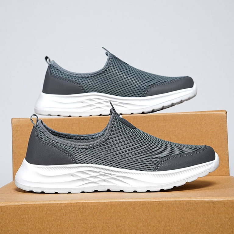 UAYOTSE Athletic Walking Shoes for Men- Slip On Sneakers Non  display picture 2