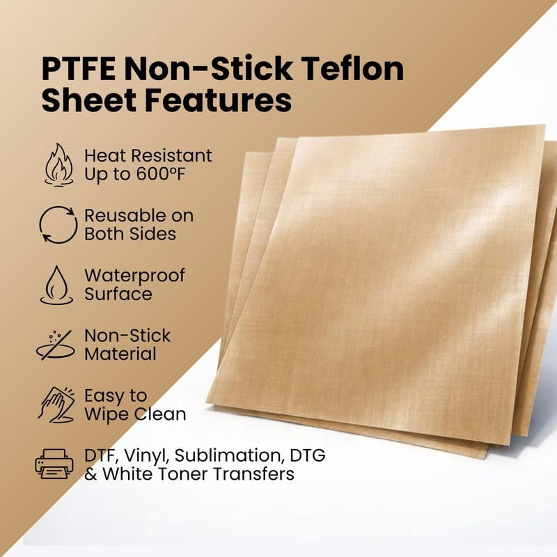 MagicSeal™ Spray Kit 500ml with continuous mist spray bottle, Teflon Sheet and Patented Transfer Finishing Solution for Softer, More Breathable and Durable Garment Transfers