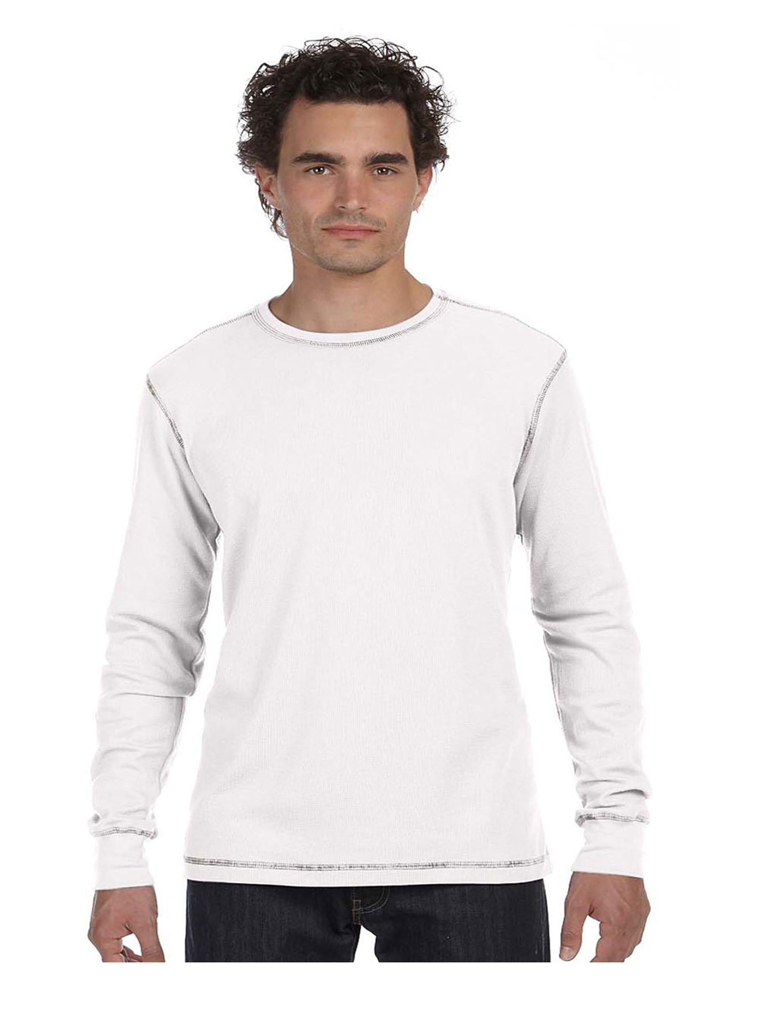 Download BELLA+CANVAS - Bella Canvas Men's Mini-Waffle Thermal Fit ...