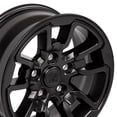 thumbnail image 5 of OE Wheels DG55 17 Inch Rims Fit Ram Rebel Style 5x139.7 17x8 Satin Black - Hollander 2614 (Set of 4), 5 of 5