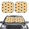 thumbnail image 2 of Fotbe Sunflowers And Bee 2-Piece Car Windshield Sun Shade | Sun Blocker for Car Windshield | Foldable Automotive Interior Accessories for Sun Protection-Large, 2 of 7