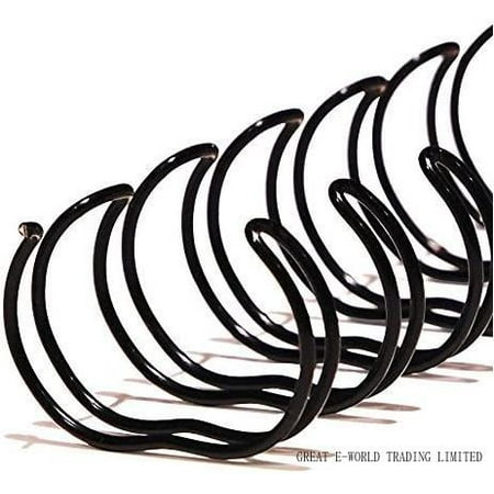 

tn loop re binding spines - 7/16 inch diameter - 11 inch leng - 2 to 1 pitch - ox. 60 to 80 sheet caci - bla - 100 per box to bind reports and oje