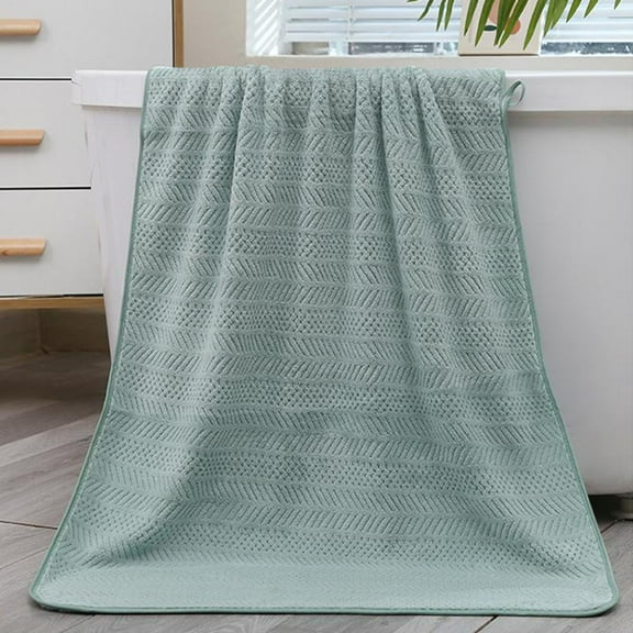 Fwttom Cotton Towel Adult Cotton Beach Towel Household Absorbent Towel, Camping Essentials and Beach Essentials