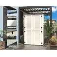 thumbnail image 5 of Mondawe 50 "W x 29" D x 79.53"H Outdoor Storage Shed with Sliding Door ,Double Cabinet, 5 of 9