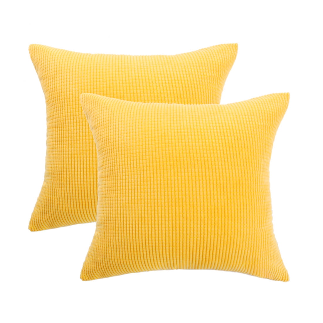 yellow and grey pillow cases