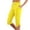 Yellow*, variant on RUTAYY Women's Pants Fashion Comfortable Polka Dot Print Casual Mid Waist Sport Bottoms with Pockets Drawstring Everyday Wear Trendy Vibrant Trousers