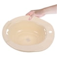 thumbnail image 4 of SILENRADAWN Bassin Rond Sans Squat Beige PP 1Pcs pour Personnes Âgées, 4 of 8