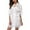 White, variant on XBASW Womens Summer Silk Bathrobe Short Sleeve Satin Robes Lace Trim Bridal Bridesmaid Pajamas for Womens S-XXL