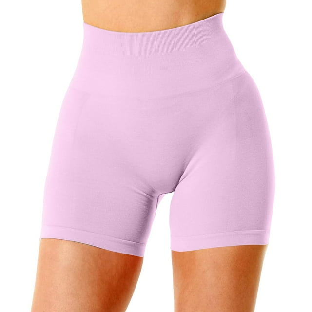 High Waisted Workout Shorts For Women Seamless Booty Lifting Gym Yoga Swim Pants
