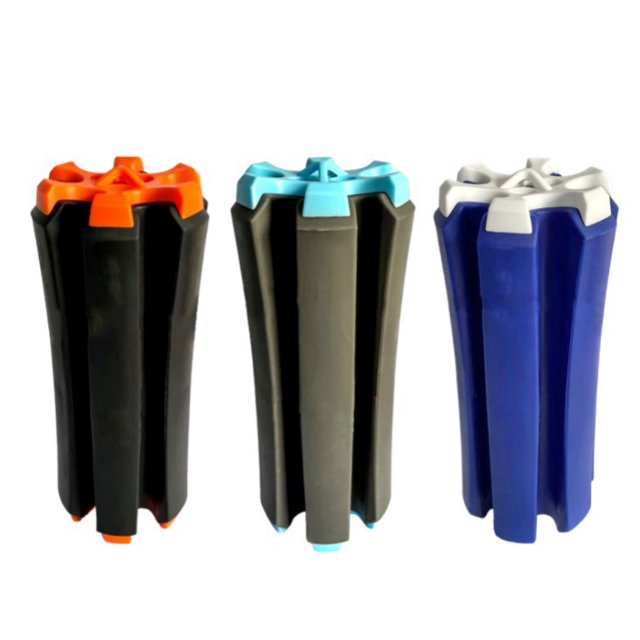 Hongchun Support de Rangement pour Clubs de Golf, Support de Rangement pour Queues, Support de Golf, Support Fixe, Peut Contenir Gris Bleu + Bleu Blanc + Noir orange total 3 Pcs