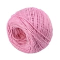 thumbnail image 2 of Cuerda de cáñamo natural Cuerda de hilo de yute para manualidades, manualidades, embalaje de regalo, boda, cumpleaños, baby shower, decoración, adorno de jardinería (rosa), 2 of 5