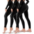 thumbnail image 1 of Pack de 3 leggings Laite Hebe para mujer, cintura alta, control de barriga, 1 of 6