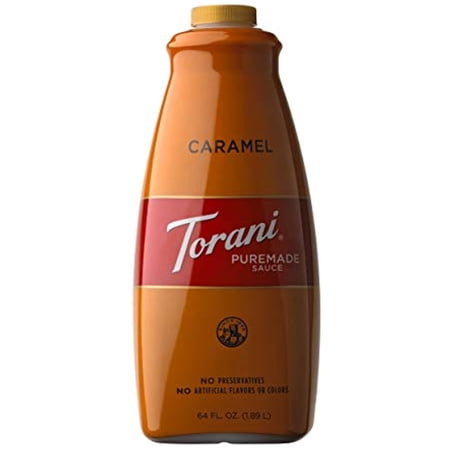 Torani Puremade Sauce, Caramel, 64 Ounces