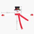thumbnail image 2 of Árbol de navidad Topper muñeco de nieve Hugger Navidad vacaciones Wonderland fiesta decoración Afortunado Sencillez, 2 of 5
