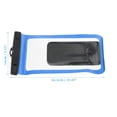 thumbnail image 6 of Unique Bargains 2 Pcs Mobile Waterproof Bag Blue Universal Waterproof Case Compatible for Phone 5.51"x10.43", 6 of 6