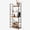 Brown, variant on EDX Bookcase, 4 Tier Book Shelf, Storage Shelf, Classic Modern Bookcase for CDs, Movies, Books, Industrial Bookcase for Home Office, Living Room, Kitchen, Bedroom, Rust Brown