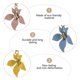 thumbnail image 3 of Cute Flower Studs Earrings Fashion Ear Studs Jewelry Assorted 3 Pairs, 3 of 4