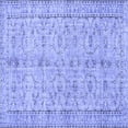 thumbnail image 1 of Ahgly Company Machine Washable Indoor Square Persian Blue Traditional Area Rugs, 3' Square, 1 of 4