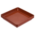 thumbnail image 1 of Unique Bargains Soucoupe de Pot de Plante Carré en Plastique de 7 Pieds, Plateau d'Égouttement pour Fleurs, Rouge, Lot de 6, 1 of 5
