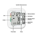 thumbnail image 3 of Wrist Blood Pressure Monitor for Home Use, Large LCD Display, 99 x 2‑User Memory, Carrying Case & Batteries Included, 3 of 8