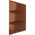 thumbnail image 2 of Ekena Millwork 19 5/8"W x 19 5/8"H Traditional EnduraWall Decorative 3D Wall Panel, Bright Coat Copper (12-Pack for 32.04 Sq. Ft.), 2 of 6