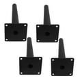 thumbnail image 5 of BESTYASH Set of 4 Black Metal Angled Tapered Table Legs Replacement for Sofa, Chair, Coffee Table Furniture, 5 of 8
