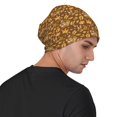thumbnail image 4 of Naloa Vintage fall harvest basket Soft Beanie Hat, Knit Beanie Daily Beanie in Fine Knit for Women Men Winter Travel, Outdoor, 4 of 7