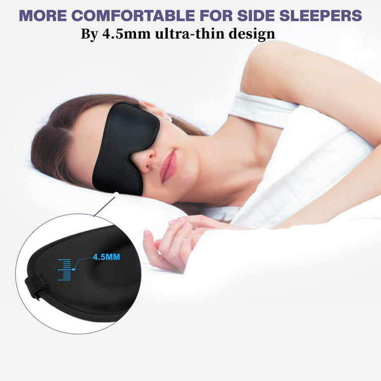 Tinymoon 3d Sleep Mask For Women Men, 100% Blackout Eye Mask For