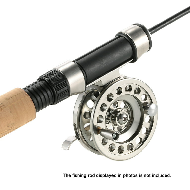 Meterk Fly Fishing Reel Right Handed Aluminum Alloy Smooth Ice Fishing Reels  Fly Reels Fishing Accessories 