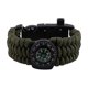 thumbnail image 2 of Pulsera de supervivencia al aire libre Kit de equipo de supervivencia Pulsera con hebilla de liberación rápida (verde militar), 2 of 2